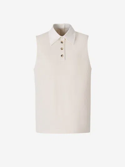 Courrèges Polo Shirt  Woman Color White In Weiss