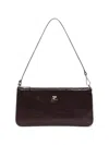 Courrèges Logo-plaque Maplack Tote Bag In Brown