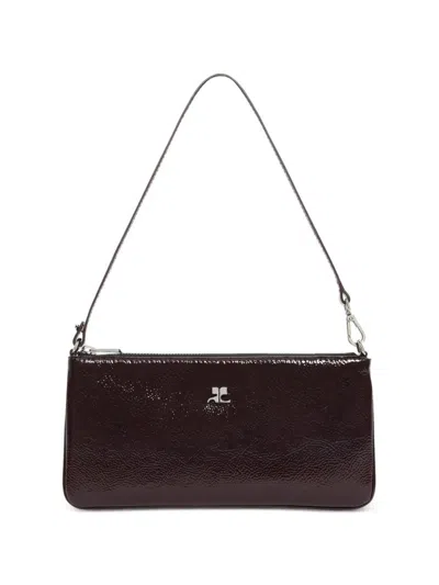 Courrèges Pochette Zipped "ac Naplack" In Red