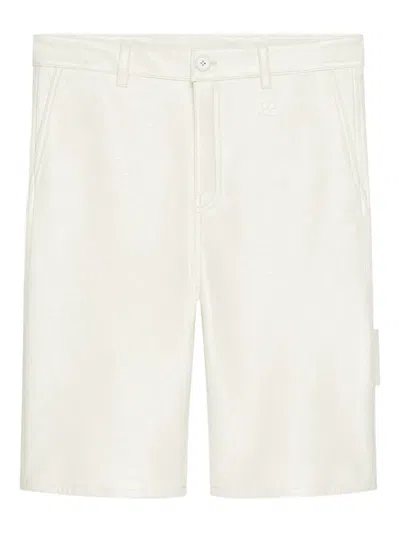 Courrèges Pocket Shorts In White
