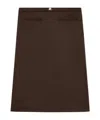 Courrèges Interlock Tracksuit Skirt In Brown