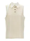Courrèges Natural Multi-buttons Sweater