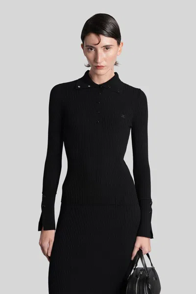 Courrèges Polo In Black