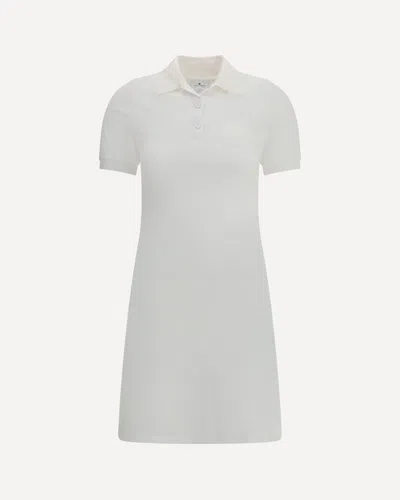 Courrèges Polo Dress In White
