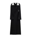 Courrèges Courreges Woman Midi Dress Black Size S Cotton, Polyamide In Black