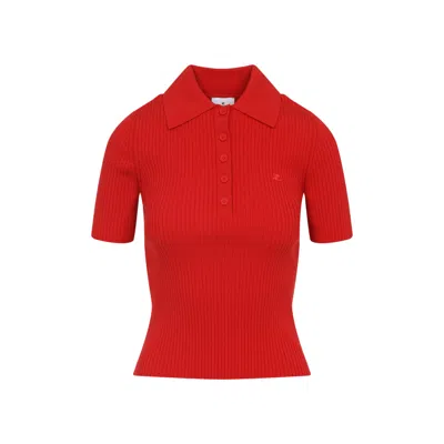COURRÈGES POLO RED