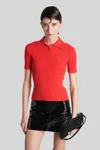 Courrèges Polo In Red