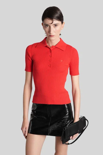 Courrèges Polo In Red