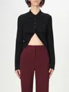 Courrèges Polo Shirt  Woman Color Black In Schwarz