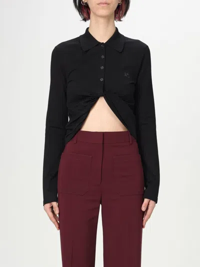 Courrèges Polo Shirt  Woman Color Black In Schwarz