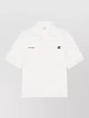 Courrèges Polo Shirt Sports Style Short Sleeves In White