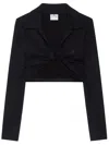 Courrèges Courregès Polo Twist Piqué Crop