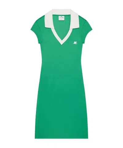 Courrèges Polo Uniform In Green