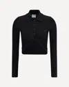 Courrèges Twist Light Wool Cropped Polo