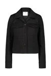 Courrèges Cropped Lambskin Jacket
