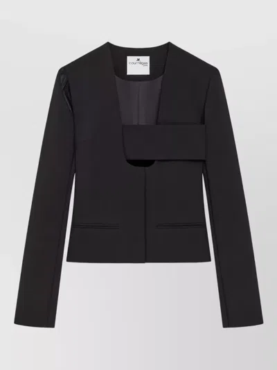 COURRÈGES POLYESTER BLAZER