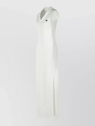 Courrèges Polo Maxi Dress In Multi