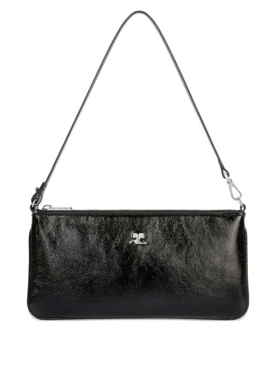 COURRÈGES POUCH WITH APPLIQUÉ