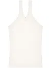 Courrèges Courreges Pre Criss Cross Cotton Tank Top