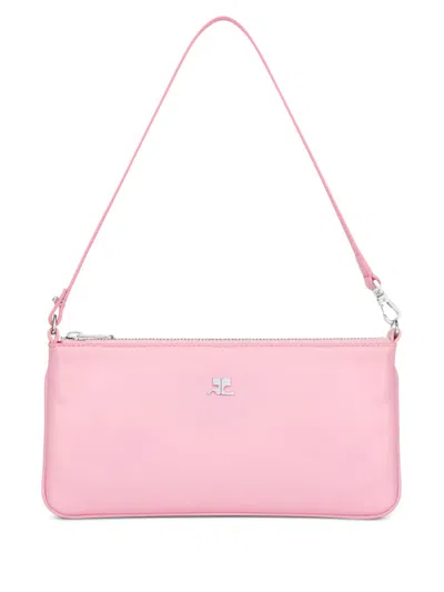 Courrèges Courreges Pre Leather Mini Bag In Pink