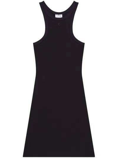 COURRÈGES COURREGES PRE SCUBA COTTON MINI DRESS