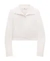 Courrèges Press-stud Cropped Jacket In White