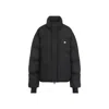 Courrèges Black Insulated Puffer Jacket In Black