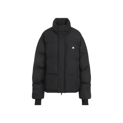 COURRÈGES COURRÈGES PUFFER JACKET WITH HIGH COLLAR