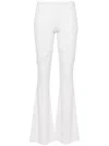 Courrèges Ellipse Mid-rise Bootcut Trousers In Purple