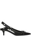 Courrèges Racer Pointed-toe Slingback Pumps