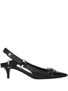 Courrèges Racer Pointed-toe Slingback Pumps