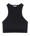 Courrèges Courregès Crop Top In Black