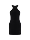 Courrèges Racerback Mini Dress In Black
