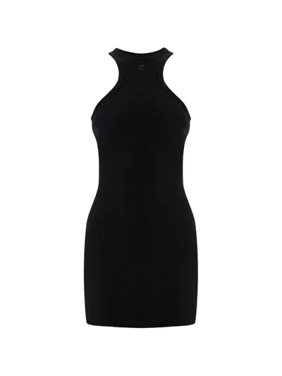 Courrèges Racerback Mini Dress In Black