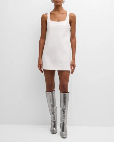COURRÈGES RE-EDITION A-LINE VINYL MINI DRESS