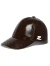 Courrèges Re-edition Cap In Braun