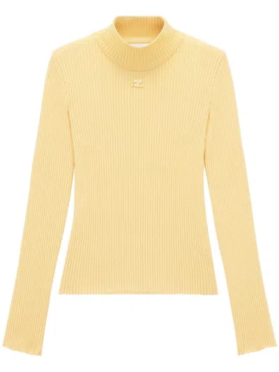 Courrèges Re-edition Jumper In Yellow
