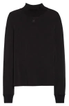 Courrèges Re-edition Second Skin Top In Black