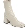 Courrèges Re-edition Vinyl Ankle Boot In Neutral