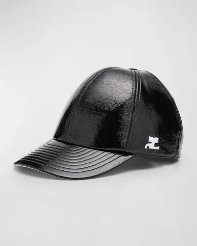 COURRÈGES RE-EDITION VINYL BASEBALL CAP