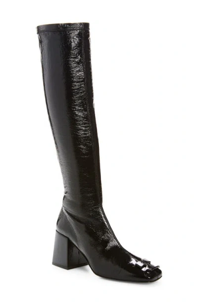 Courrèges Re-edition Vinyl Boot In Black