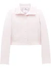 Courrèges Re-edition Vinyl Jacket Clothing In Pink