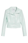 Courrèges Re-edition Vinyl Jacket In Green
