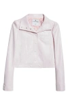 Courrèges Re-edition Vinyl Jacket In Pale Pink