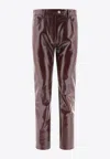 Courrèges Shiny Finish Trousers Reedition Pockets