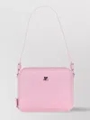 Courrèges Rectangular Shoulder Bag With Adjustable Strap And Minimalist Design