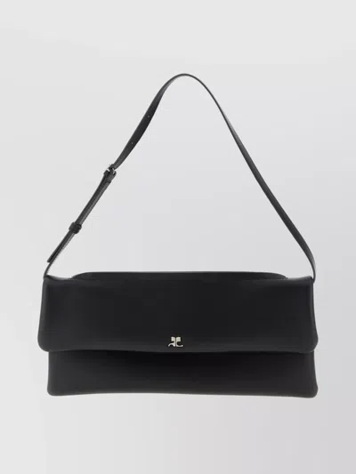 COURRÈGES RECTANGULAR SHOULDER BAG ADJUSTABLE STRAP