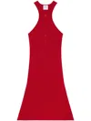 Courrèges Flared Racerback Sleeveless Dress