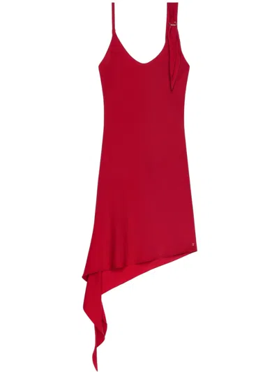 COURRÈGES RED KNOTTED DRESS