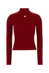Courrèges Courreges Red Viscose Blend Sweater In Red